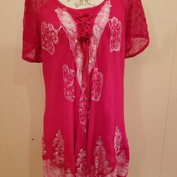 💜Beautiful Indian swing KurtisTunic. NWOT!!! - Picture 1 of 6